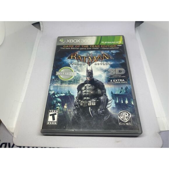Batman Arkham Asylum Microsoft Xbox 360 Game of the Year Edition - Picture 1 of 4